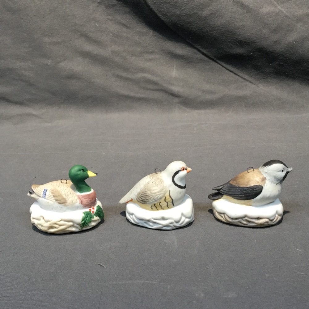 Vintage Homco Christmas Ornaments